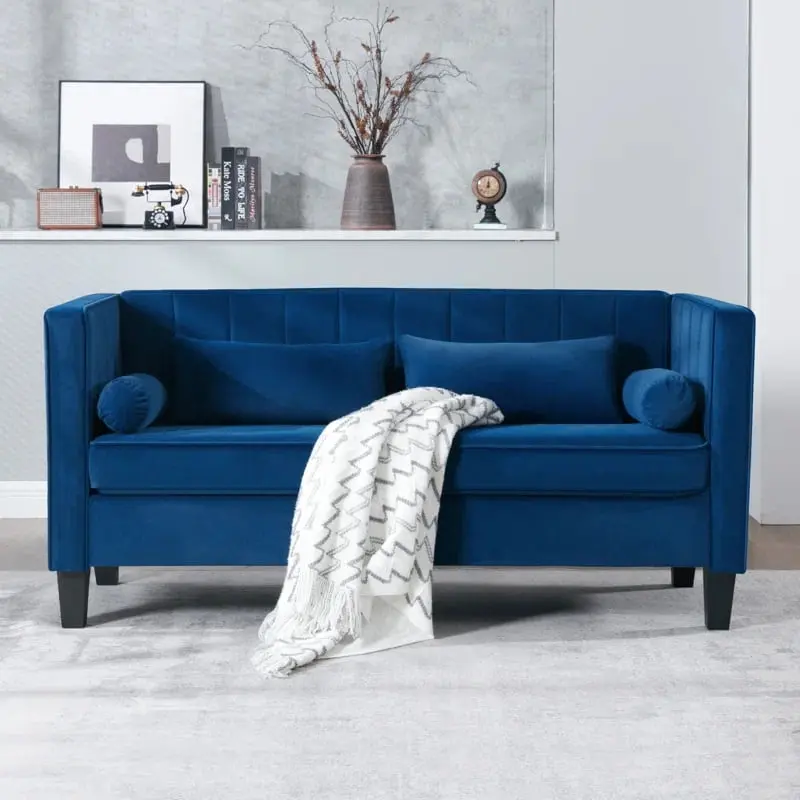 64.96 Inch Modern Sofa Couch 2 Seater Fabric Sofa CAST-02 CNCJ