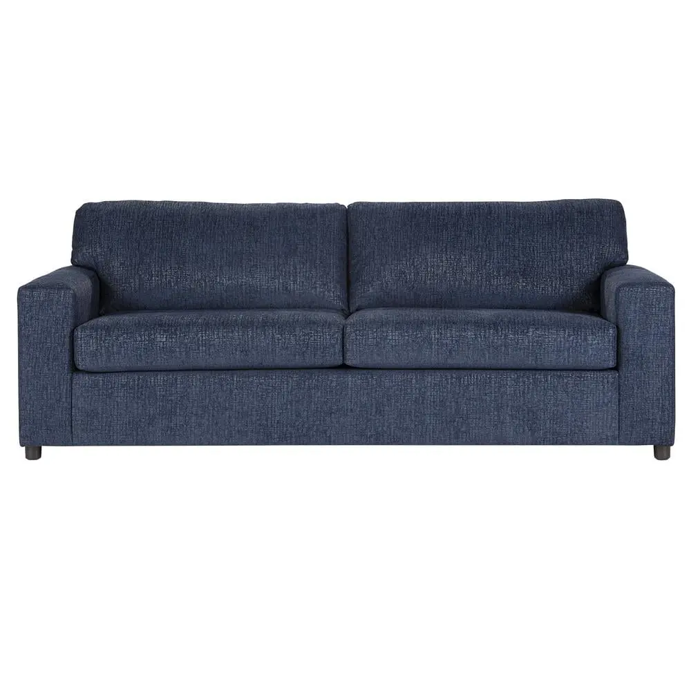 New Classic Furniture Kylo Blue Polyester Fabric 3-Seater Sofa