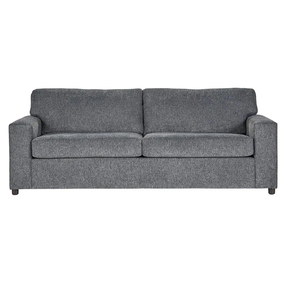New Classic Furniture Kylo Polyester Fabric 3-Seater Sofa Ash Gray - Modern Living Room Sofa