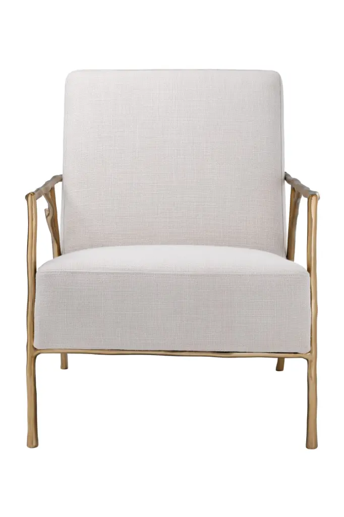 Eichholtz Antico Natural Accent Armchair Stylish Lounge Chair