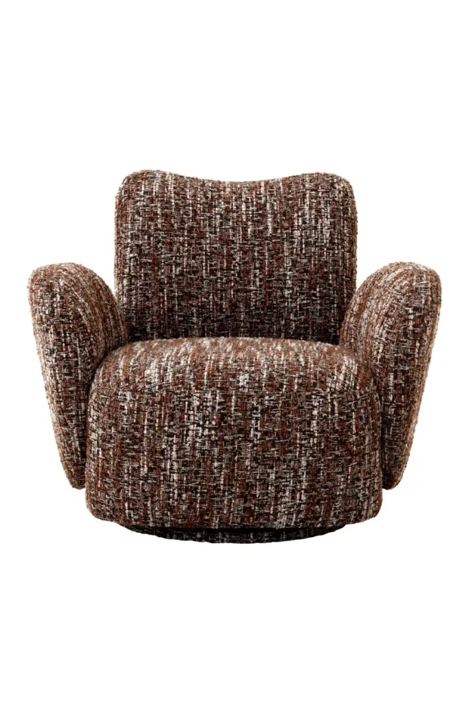 Eichholtz Merida Red Bouclï¿½ï¿½ Accent Chair Living Room