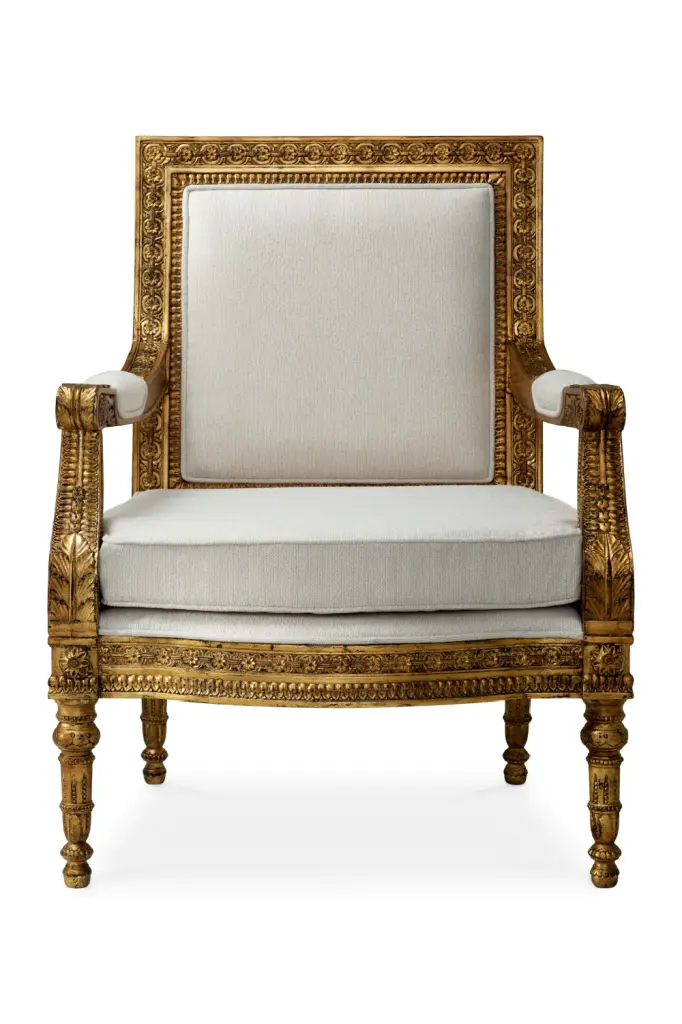 Gold Opulent Fauteuil Chair Met x Eichholtz Louis