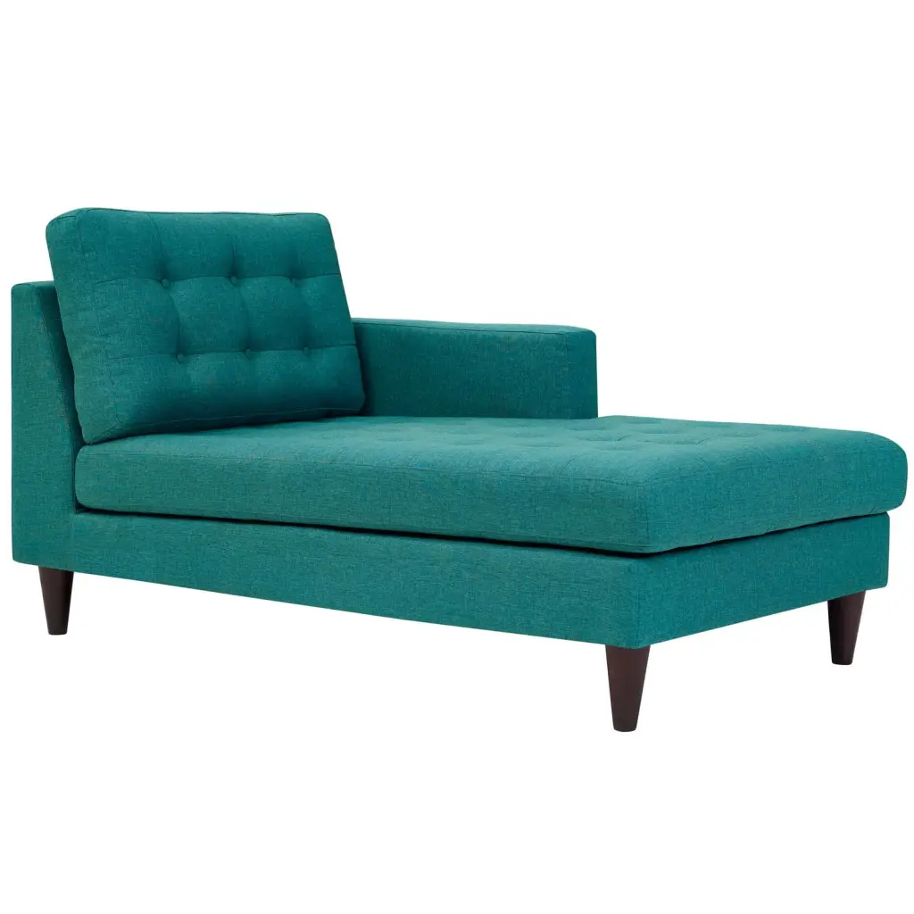 Modern Contemporary Urban Design Living Room Lounge Chaise Chair Aqua Blue
