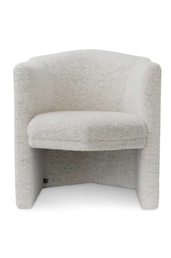 Off-White Modern Accent Chair Eichholtz Watertown Lounge Chair