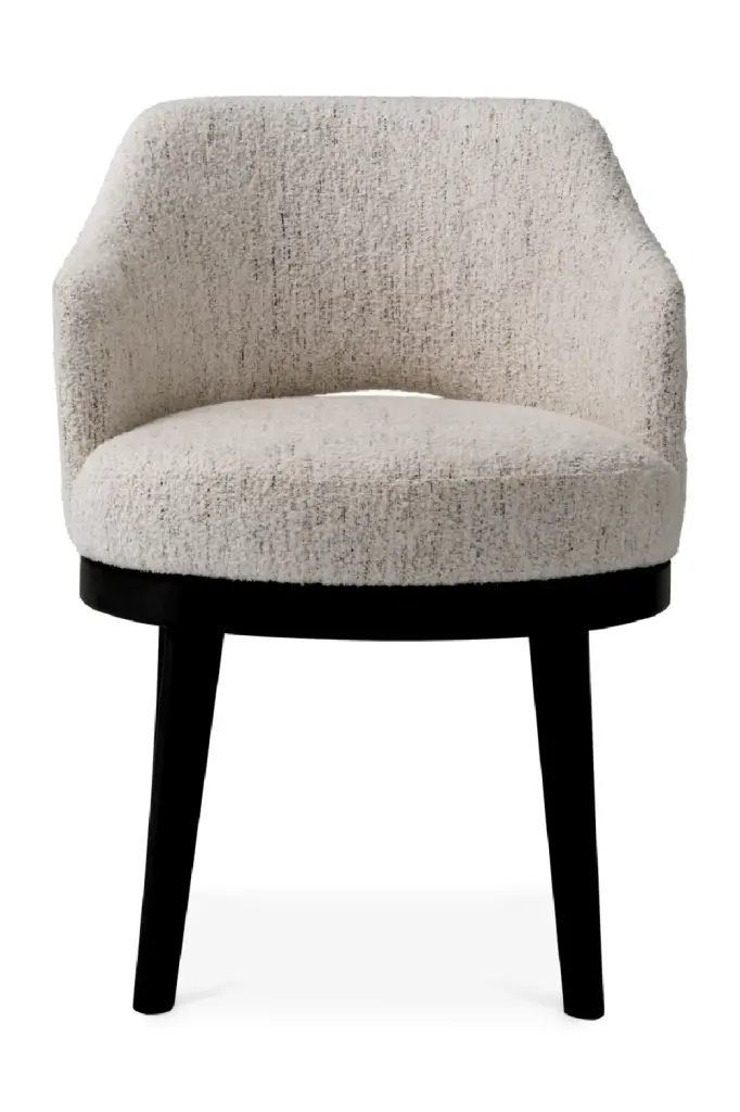 Off-White Dining Armchair Sofia Eichholtz Contemporary Restaurant Style Chair