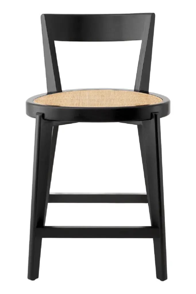 Rattan Seat Counter Stool Eichholtz Alvear