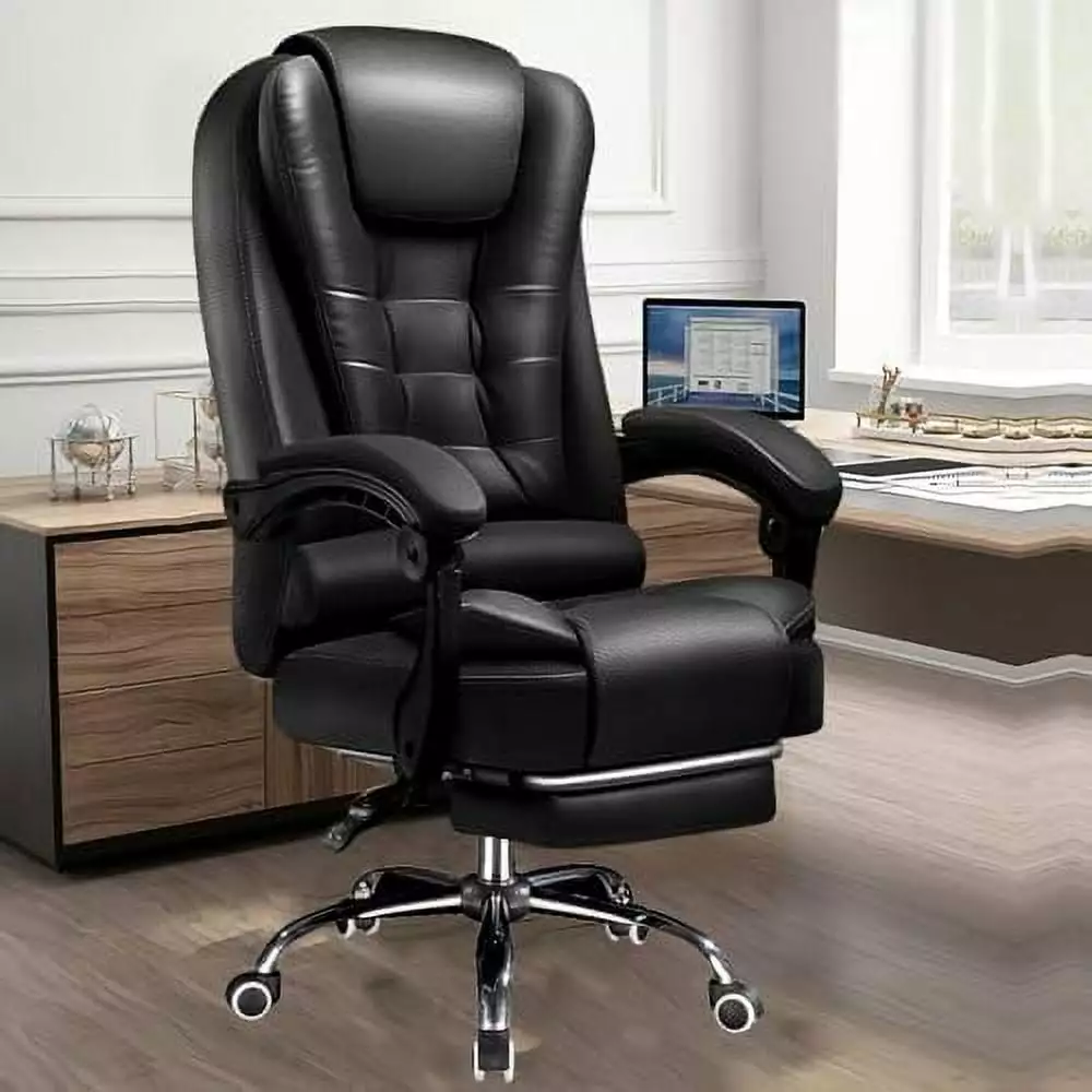 Home Computer Chairs Office Chairs Big and Tall Desk Chair Back Support Ergonomic High Back Executive Chair FJU