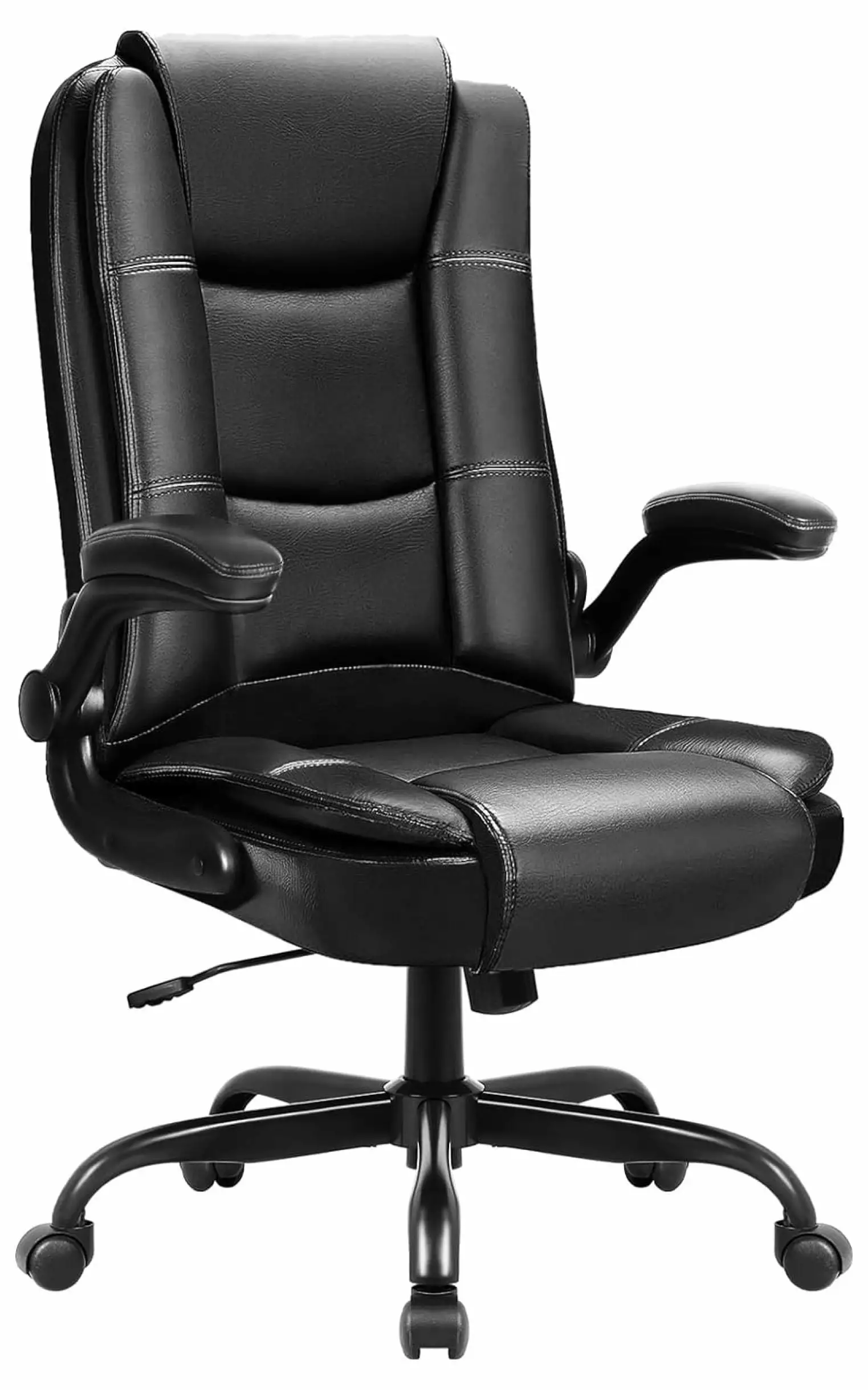 KITYDALK Big and Tall Office Chair Computer Desk Chair Ergonomic High Back Lumbar Support Home Office Chair Padded Arms Ad...