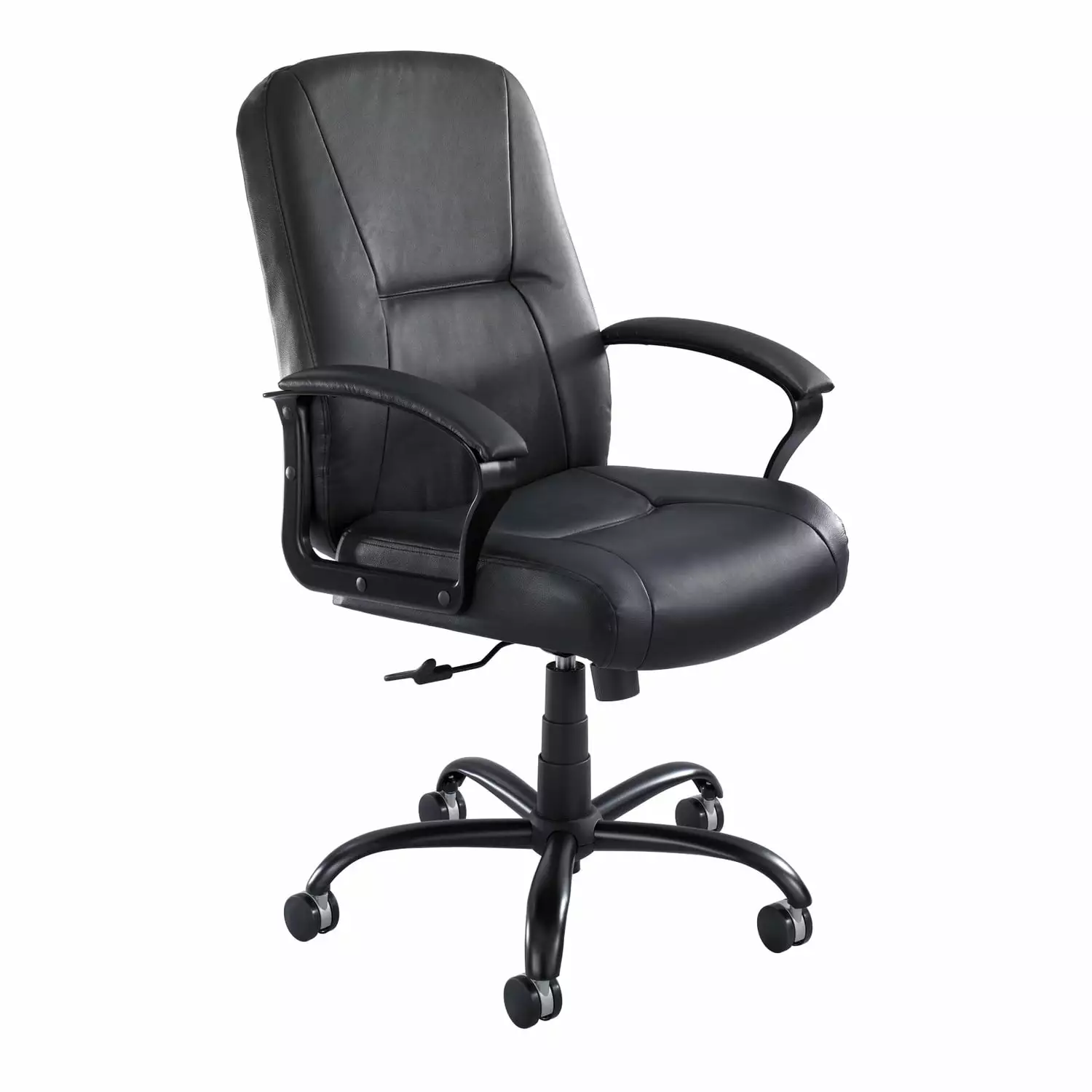 Safco Serenity High Back Big Tall Office Chair Black Leather