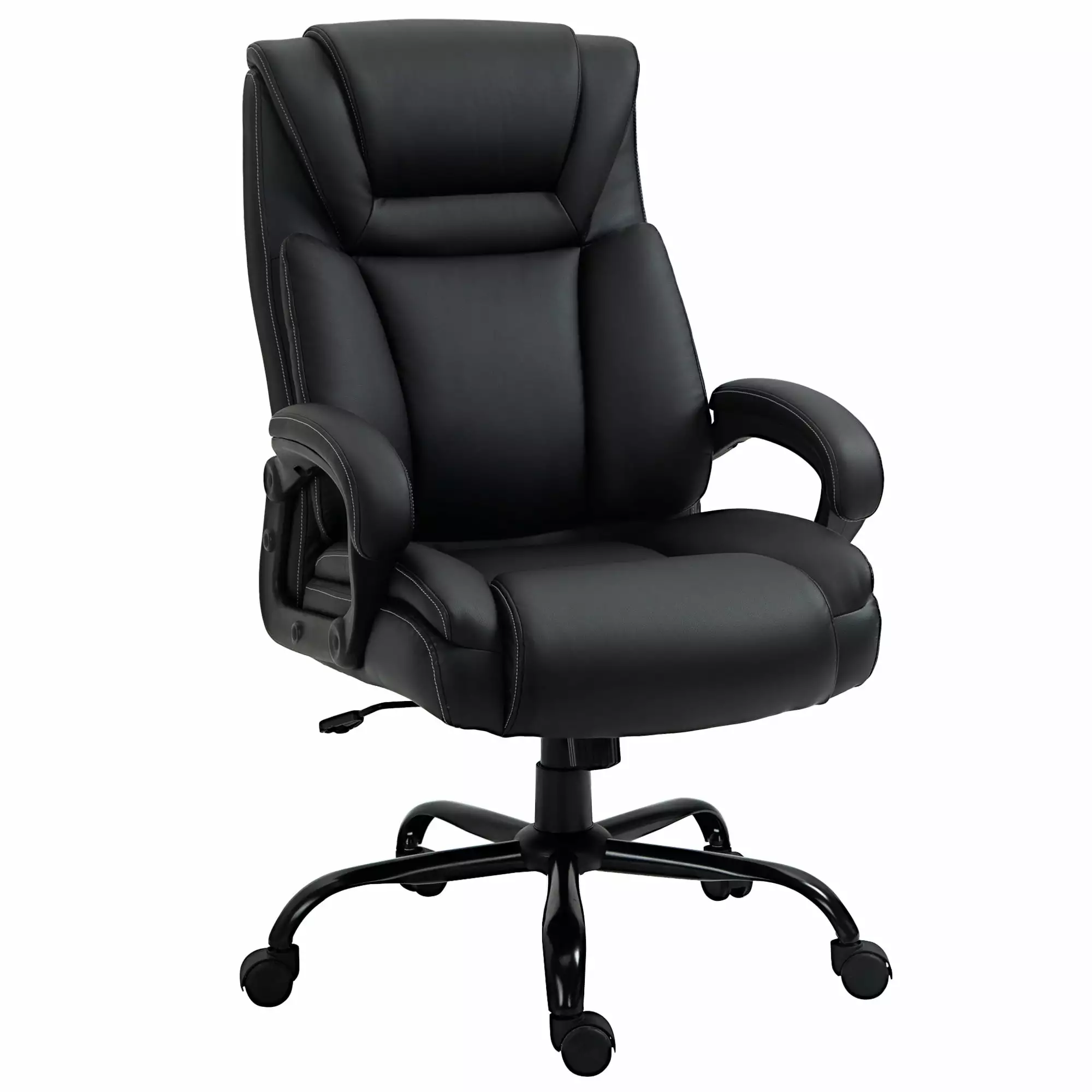 Big and Tall Executive Office Chair 49.06 Heavy Duty Comfortable Swivel Desk Chair Yeah Depot