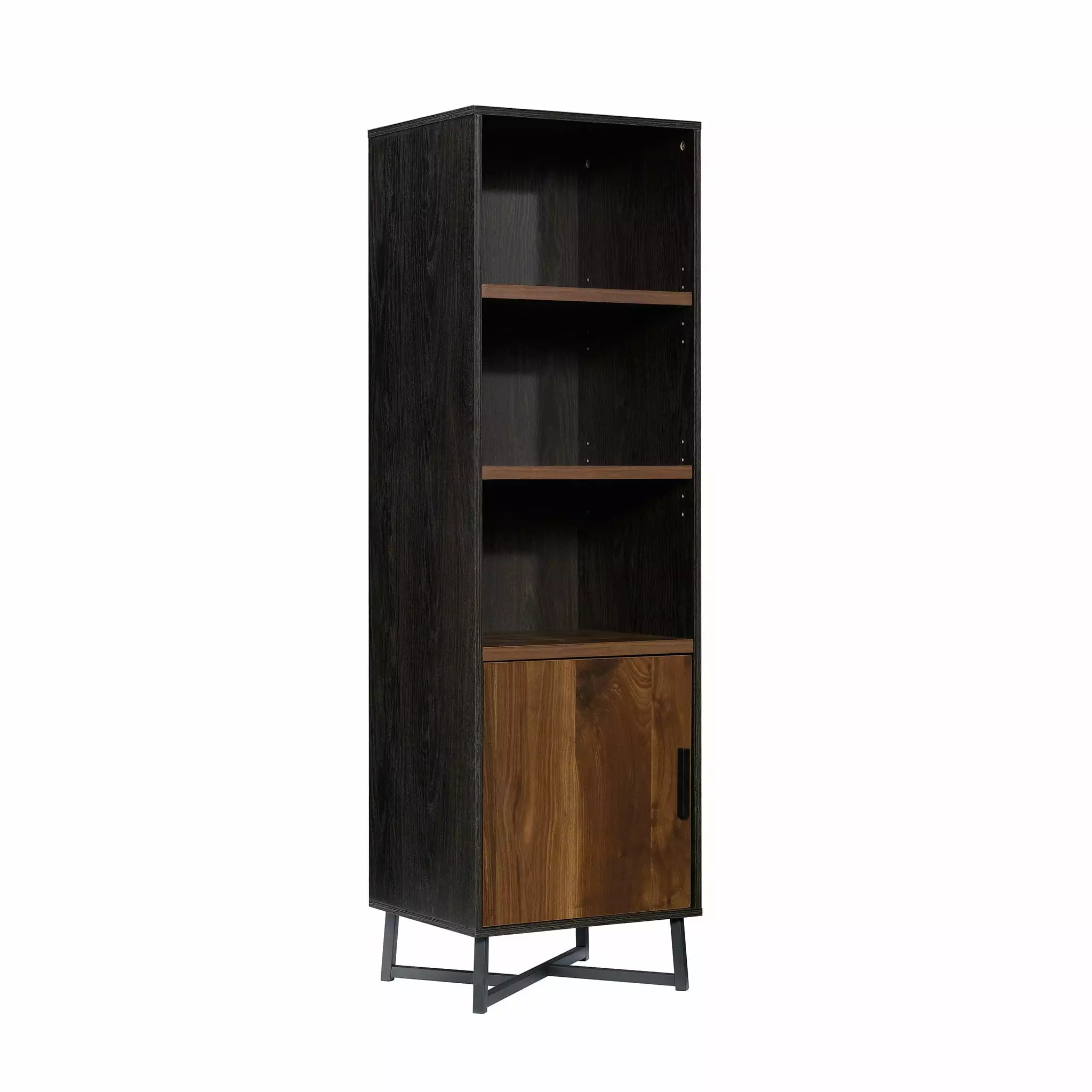 Sauder Canton Lane Bookcase Door Brew Oak Finish