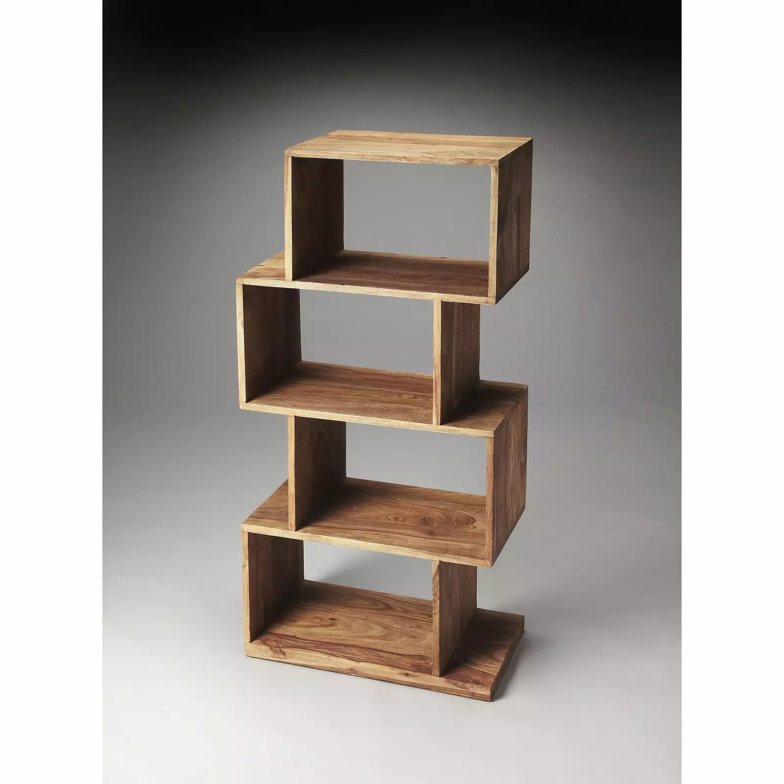 Butler Specialty Loft Bookcase Light Brown Wooden Shelf Home Office Butler Specialty Company