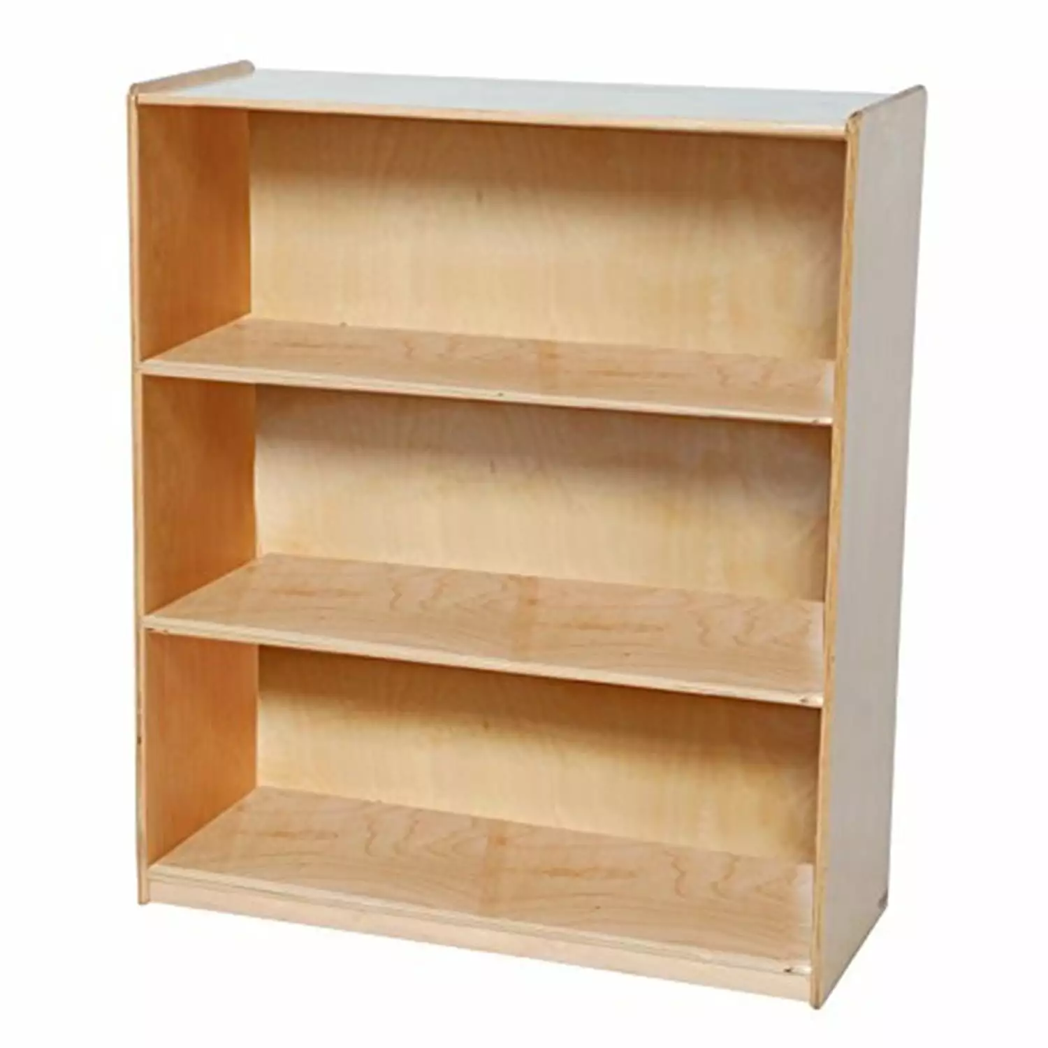 Bookshelf 42-7/16H Compact Storage Shelf Wood Designs
