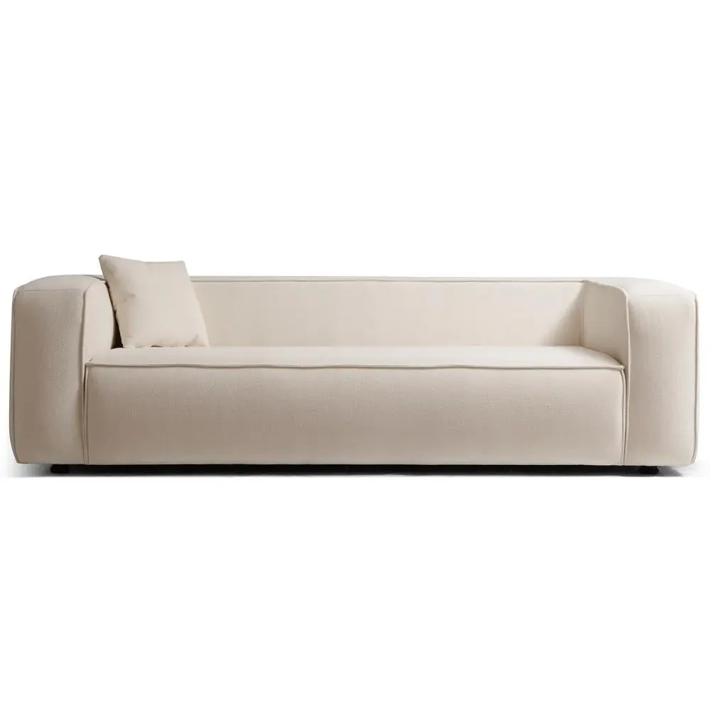 Canary Modern Cream Boucle Fabric Sofa Couch Living Room Furniture Ashcroft