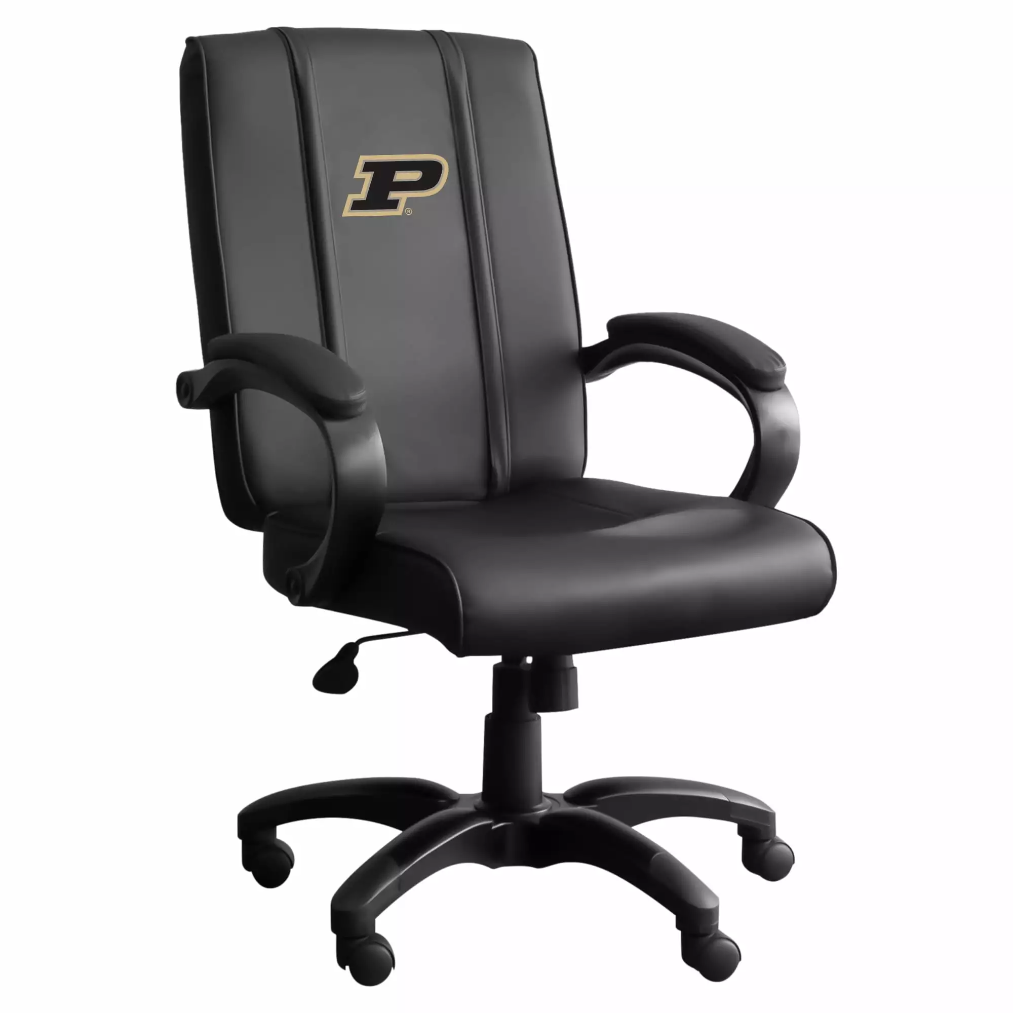 Purdue Boilermakers Logo Office Chair 1000 Zipper System - Team Branded Executive Desk Chair DreamSeat