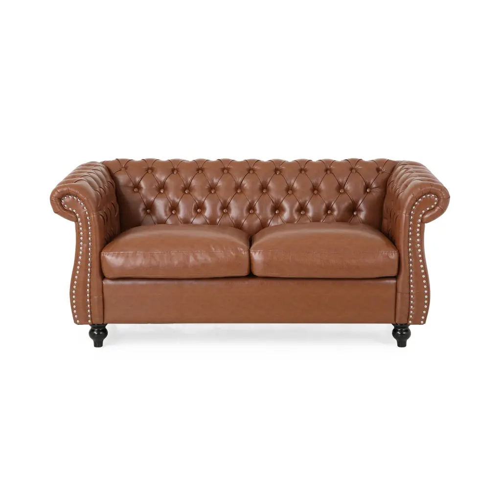 Christopher Knight Home Silverdale Traditional Chesterfield Loveseat