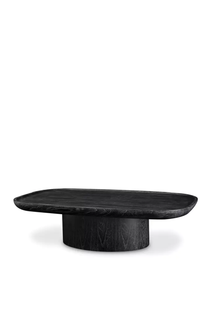 Charcoal Gray Modern Coffee Table Eichholtz Rouault