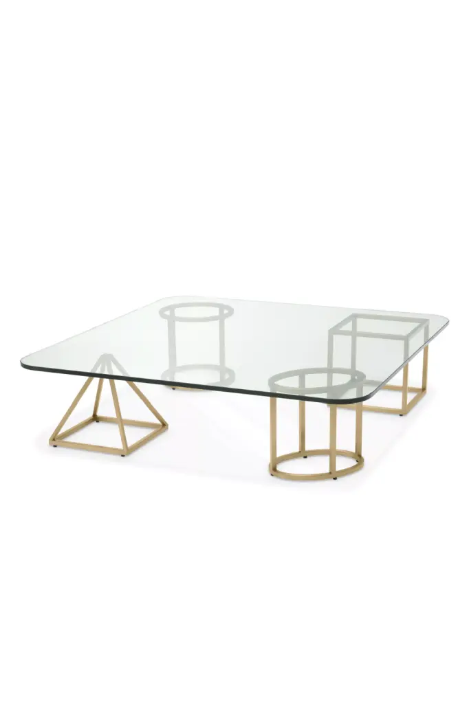 Modern Geometrical Coffee Table Eichholtz Speiser Contemporary Living Room Furniture