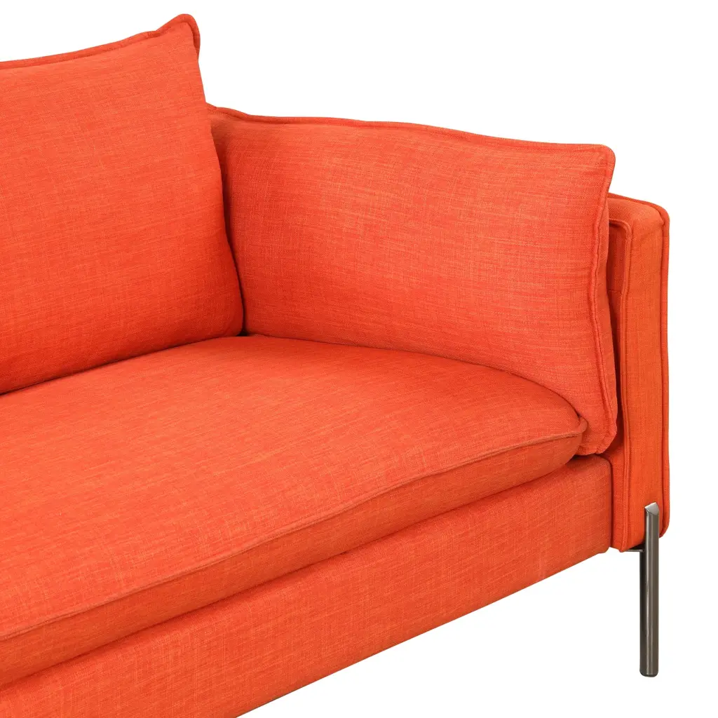 Modern Linen Fabric Loveseat Small Spaces - Living Room and Apartment Couch Bed Bath & Beyond