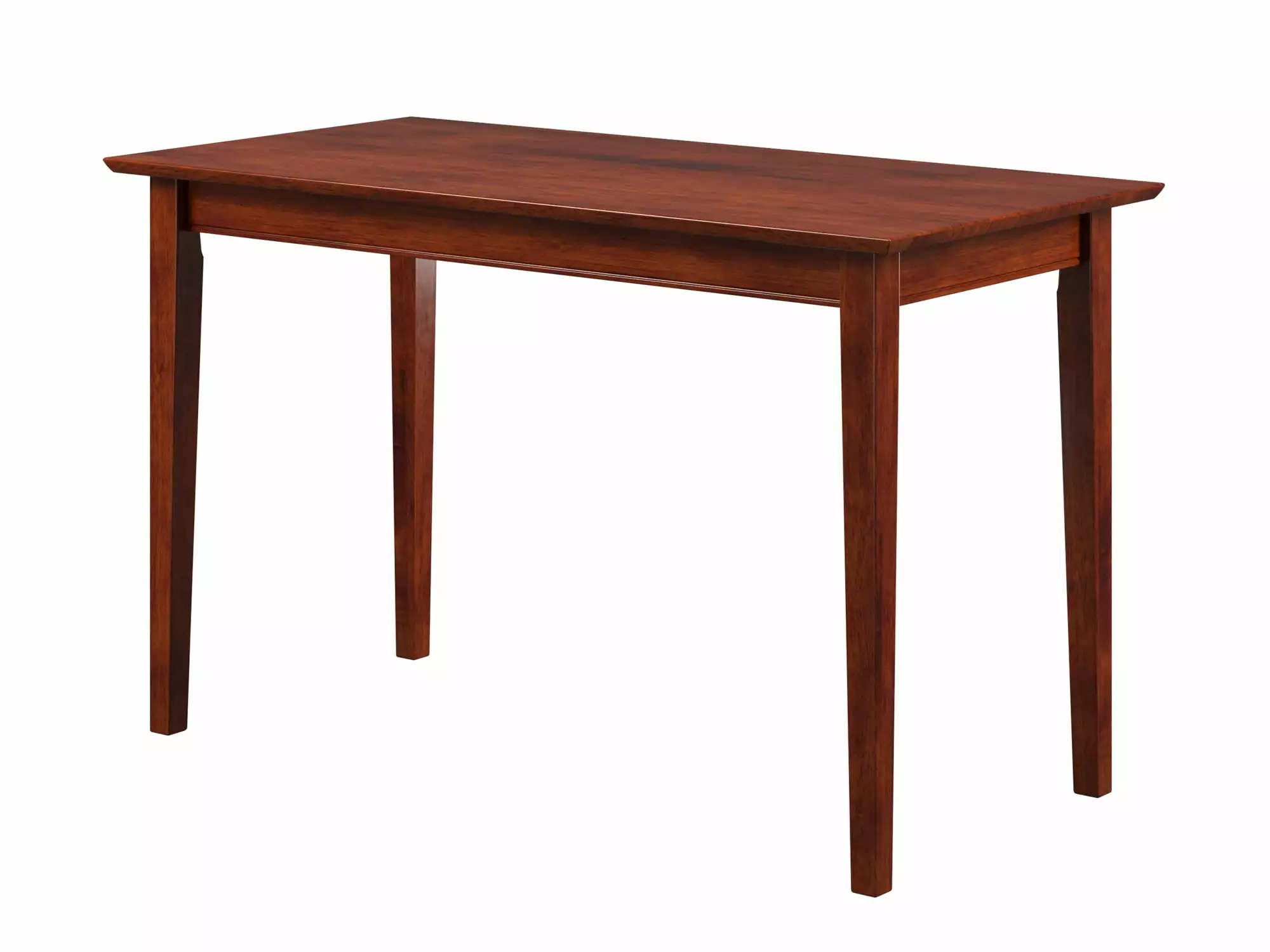 Shaker Inspired Desk - Walnut Computer Desk Surface Mount USB Charger AFI