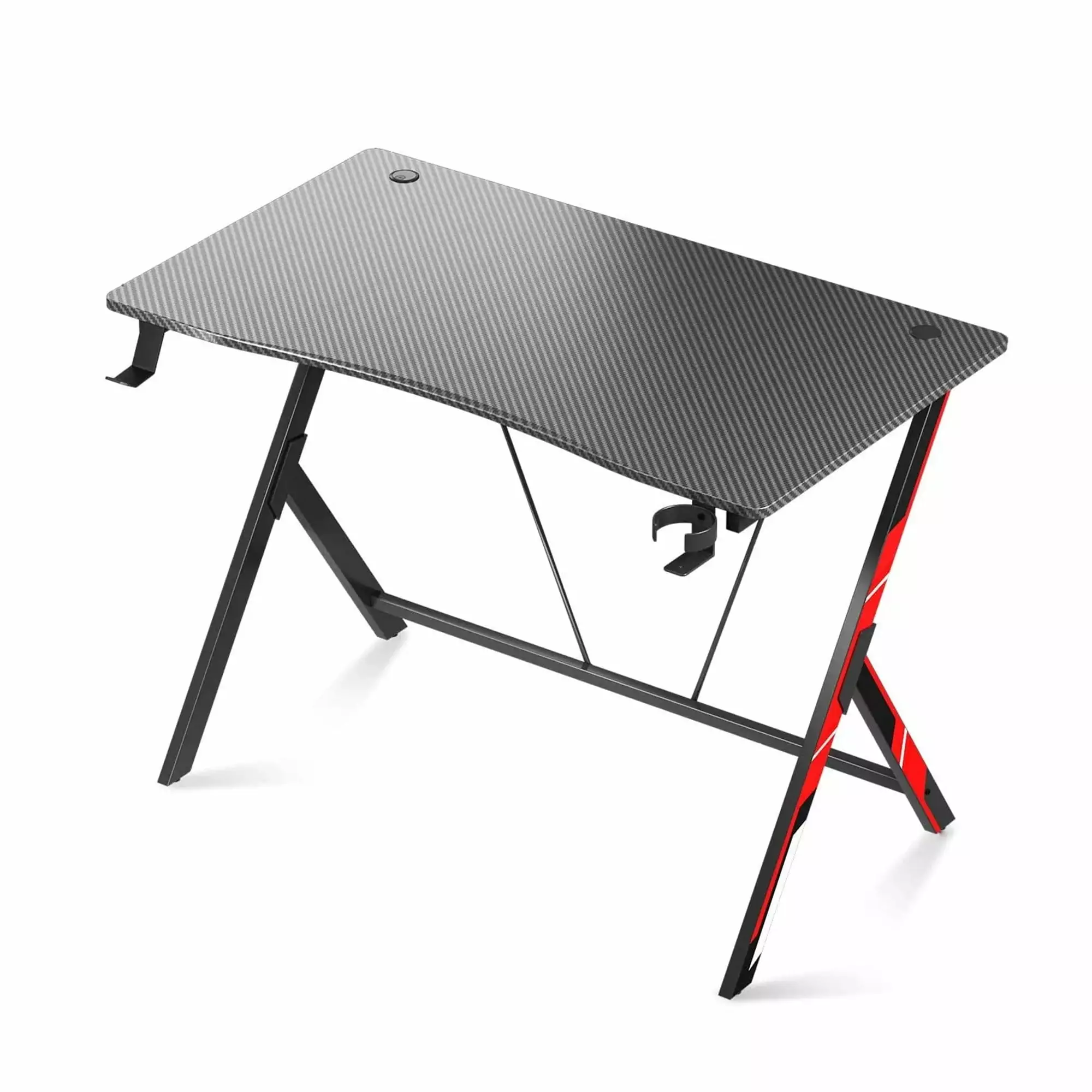 MOTPK 39 Inch Wide Space Saving Carbon Fiber Computer Gaming Desk