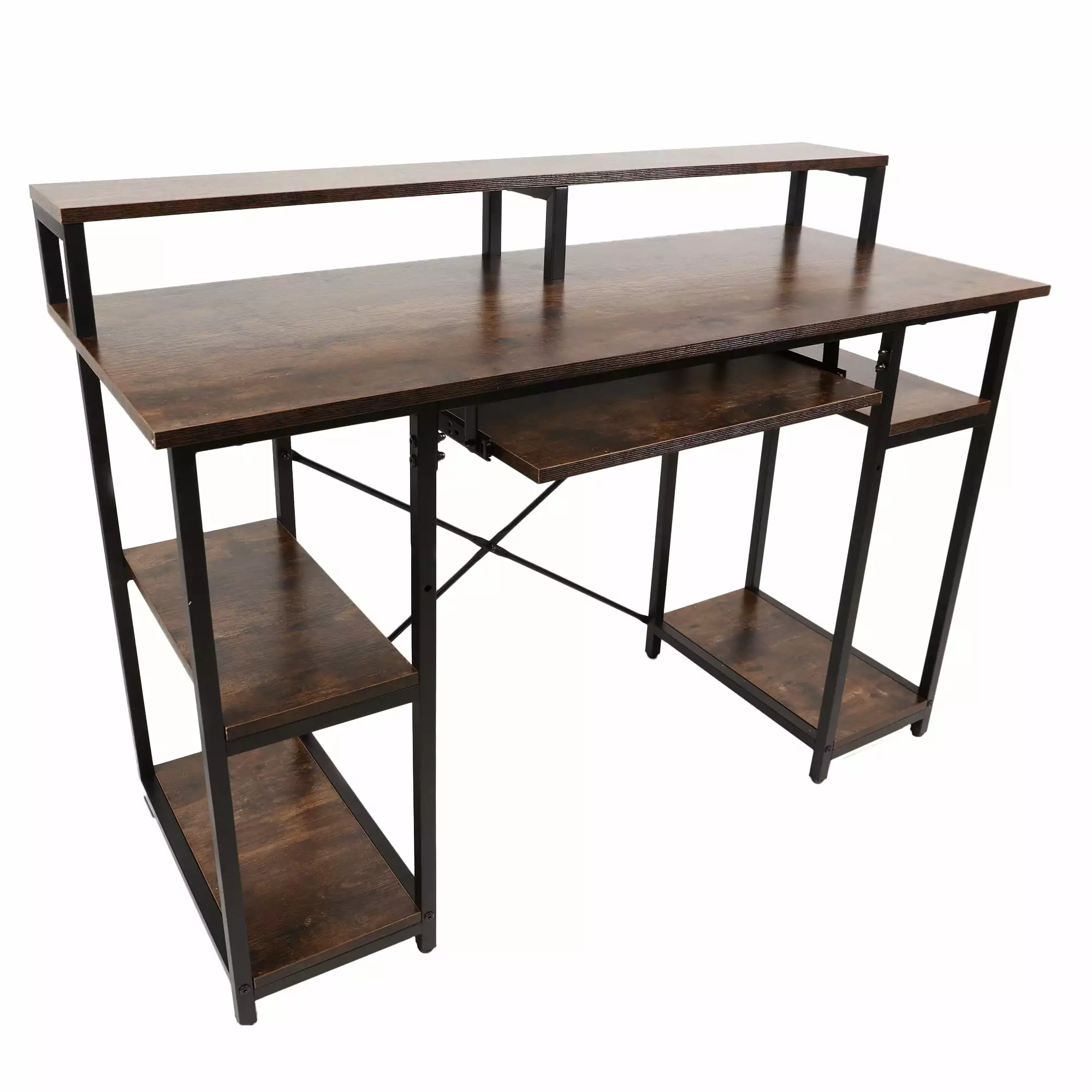 Computer Desk Study Table Keyboard Tray Home Office Work Desk TINGLU