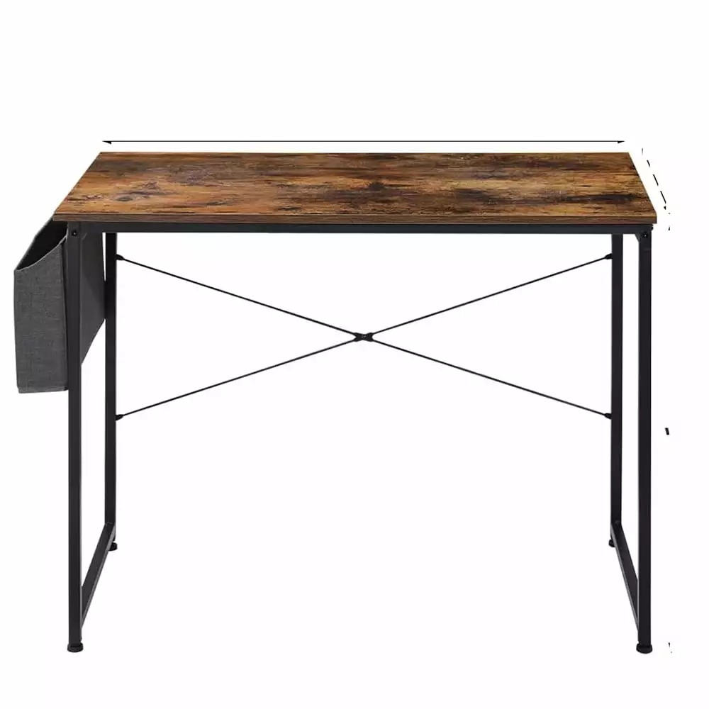 32-Inch Modern Computer Desk Storage Bag - Home Office Writing Study Desk Rustic Brown Unbrand
