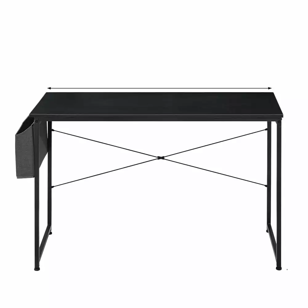40-Inch Black Computer Desk Storage Bag Home Office Writing Study Modern Simple Laptop Table Unbrand