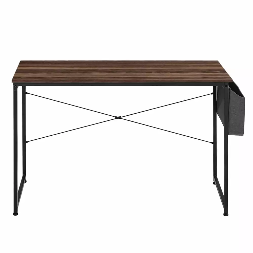 40-Inch Brown Computer Desk Storage Bag Home Office Writing Study Modern Simple Laptop Table Unbrand