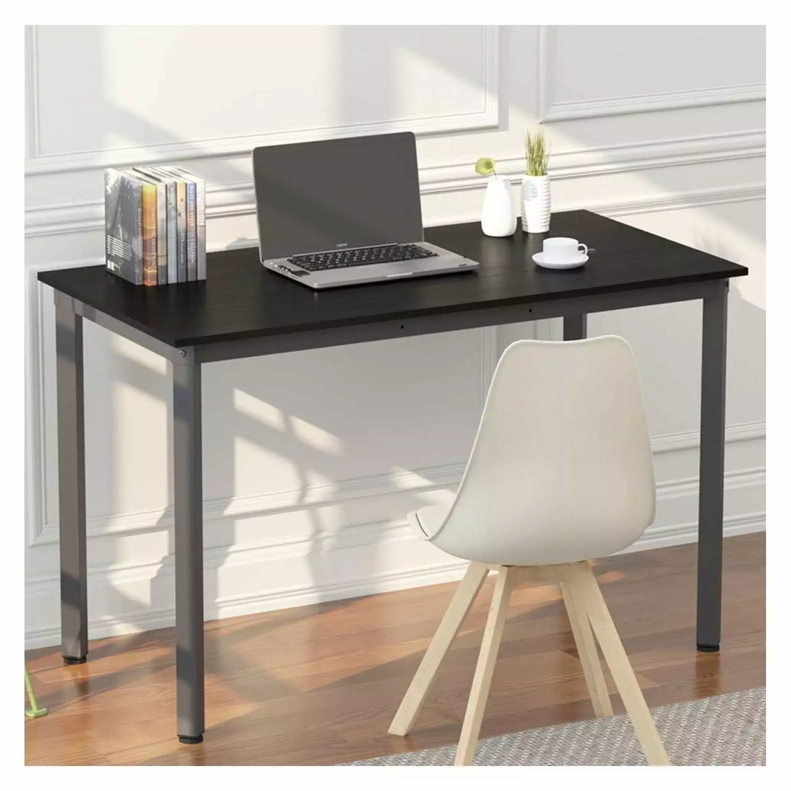 ZeloraGildan Computer Desk Home Office Writing Desk Study Laptop Dining Table