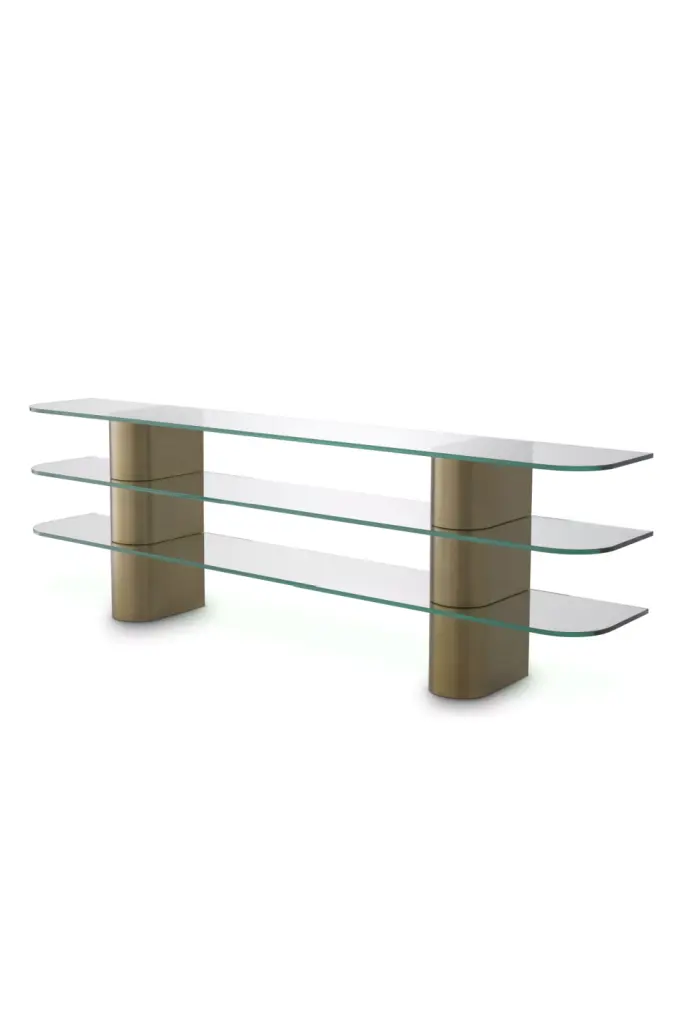 Clear Glass Console Table Eichholtz Lunden