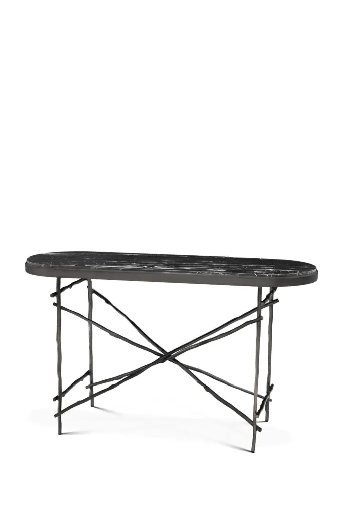 Eichholtz Tomasso Oval Console Table Modern Luxury Entryway Furniture