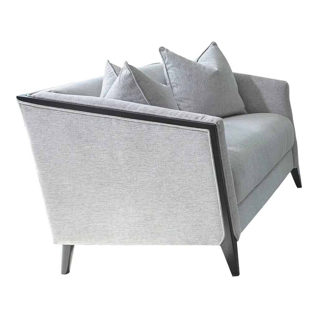 Whitfield Sloped Arm Loveseat Dove Grey - Elegant Contemporary Sofa Coaster Company