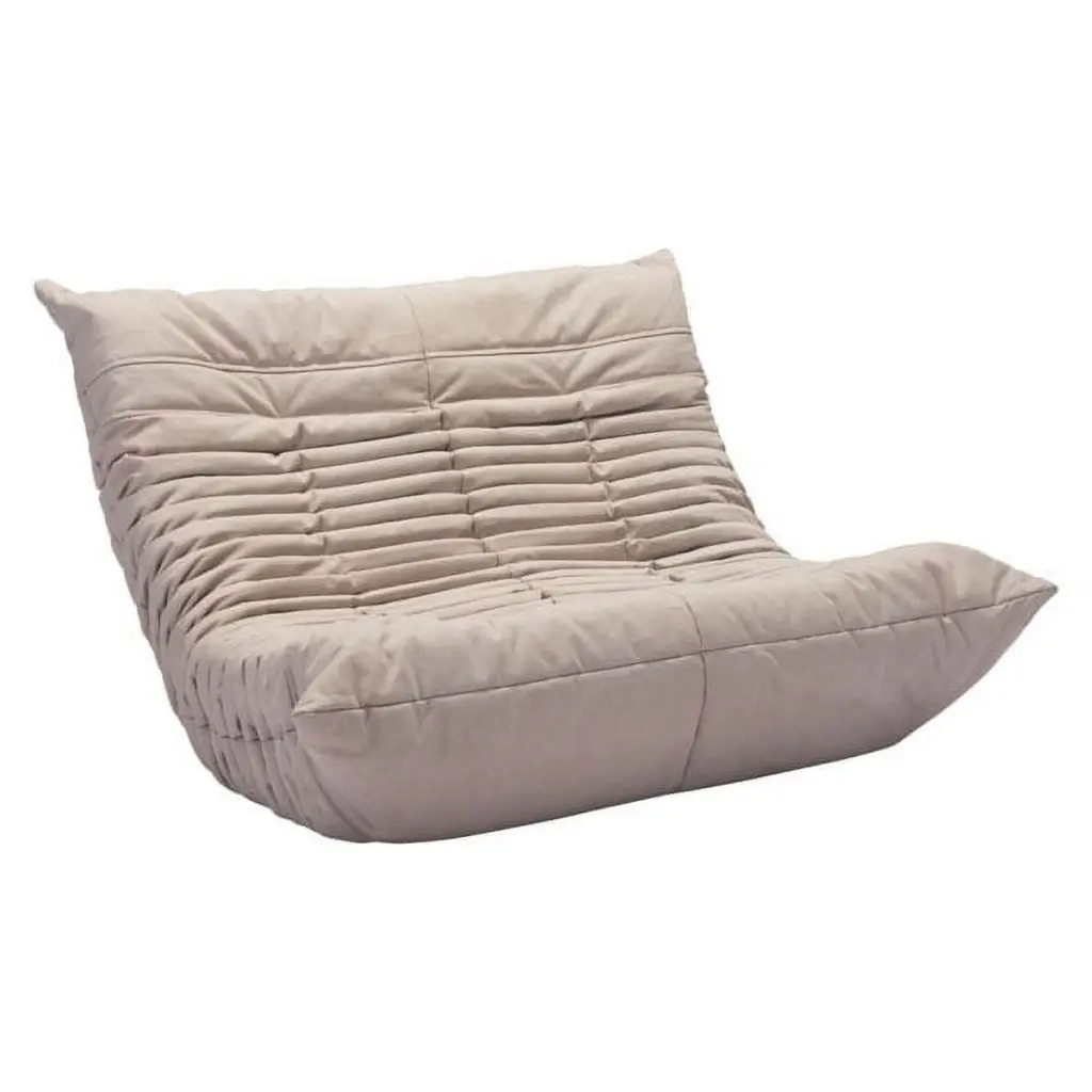 Urban Design Loveseat Beige Contemporary Living Room Sofa HomeRoots