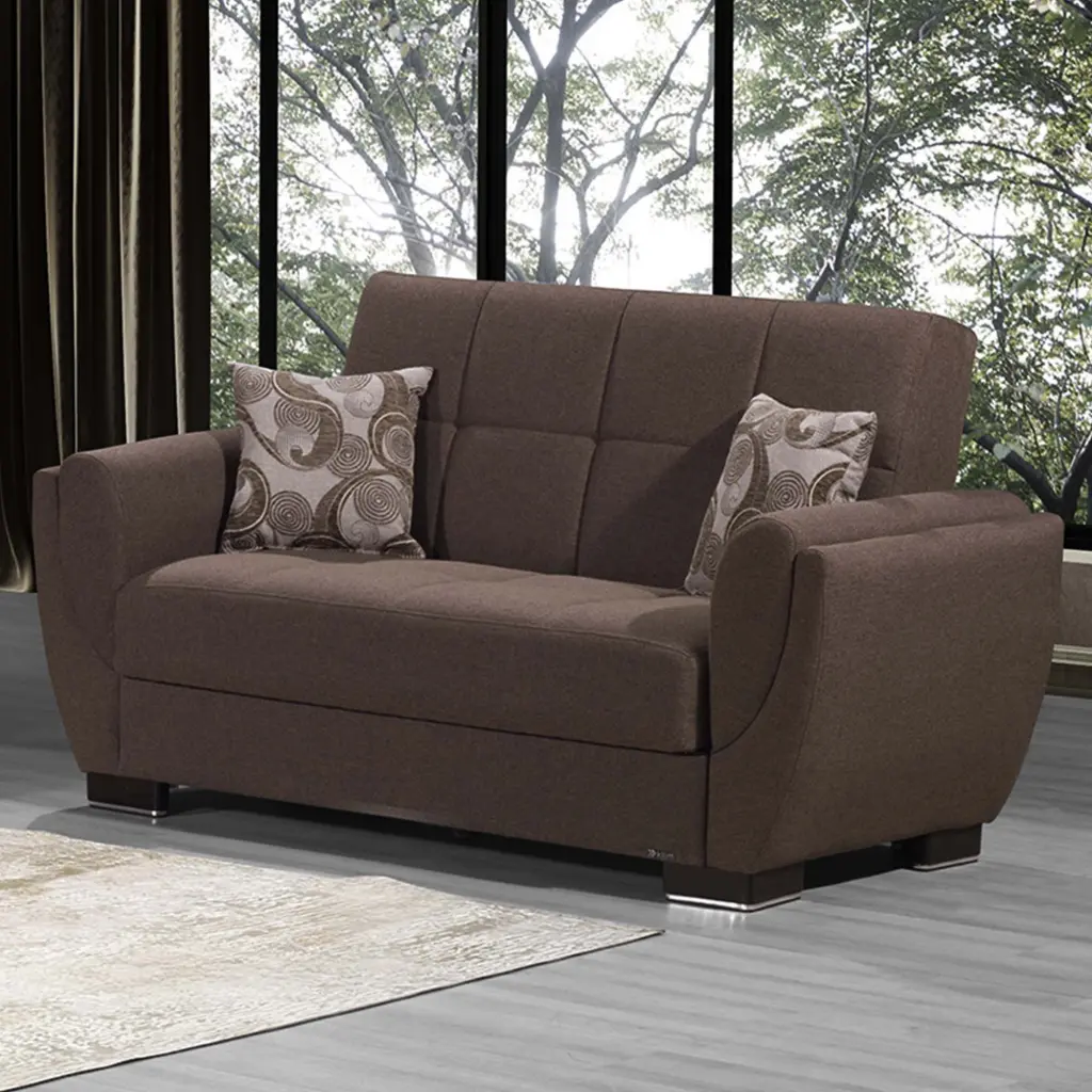 AIR ARMADA Loveseat 112 Brown Stylish Living Room Ottomanson