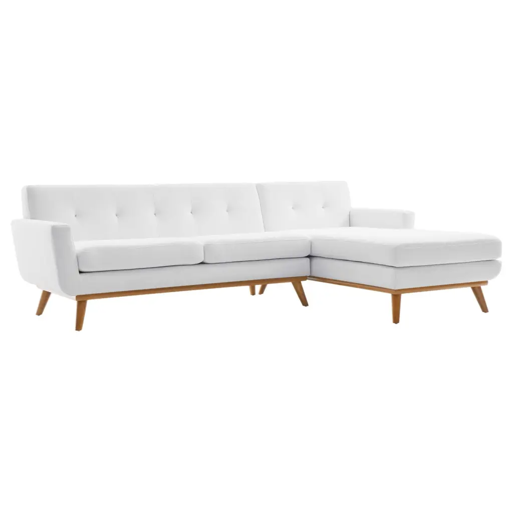 Modern Contemporary Urban Design Sectional Sofa Set White Fabric Living Room Hotel Lobby
