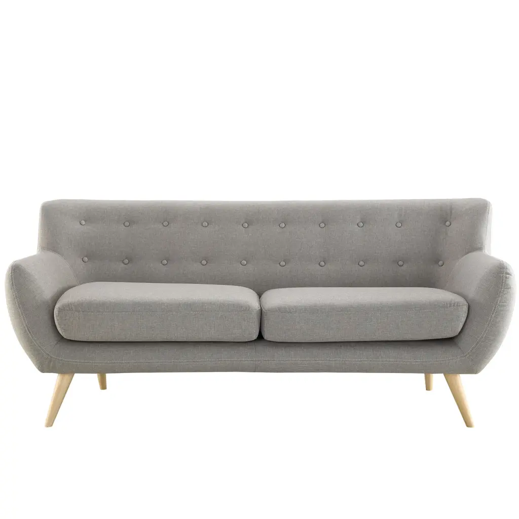 Modern Contemporary Sofa Grey Fabric Living Room