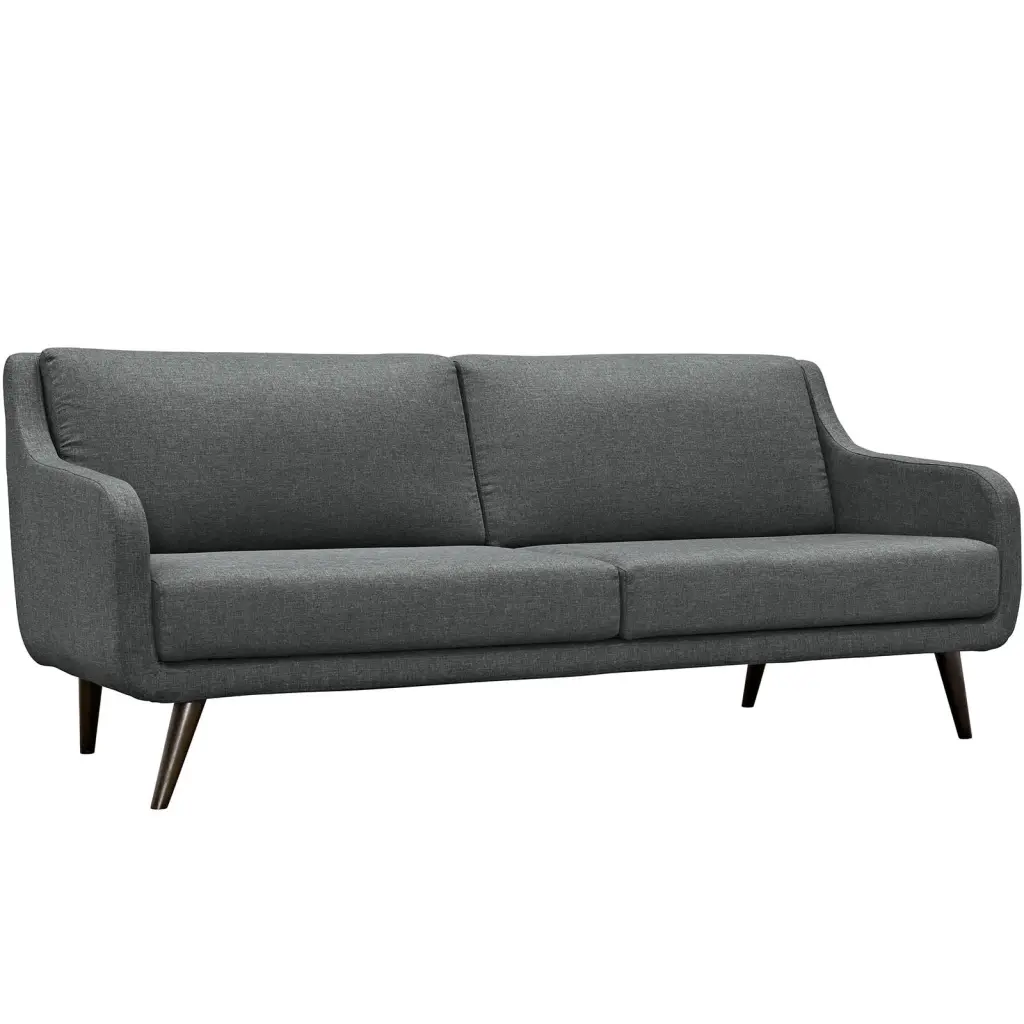 Modern Contemporary Urban Design Grey Fabric Living Lounge Room Sofa