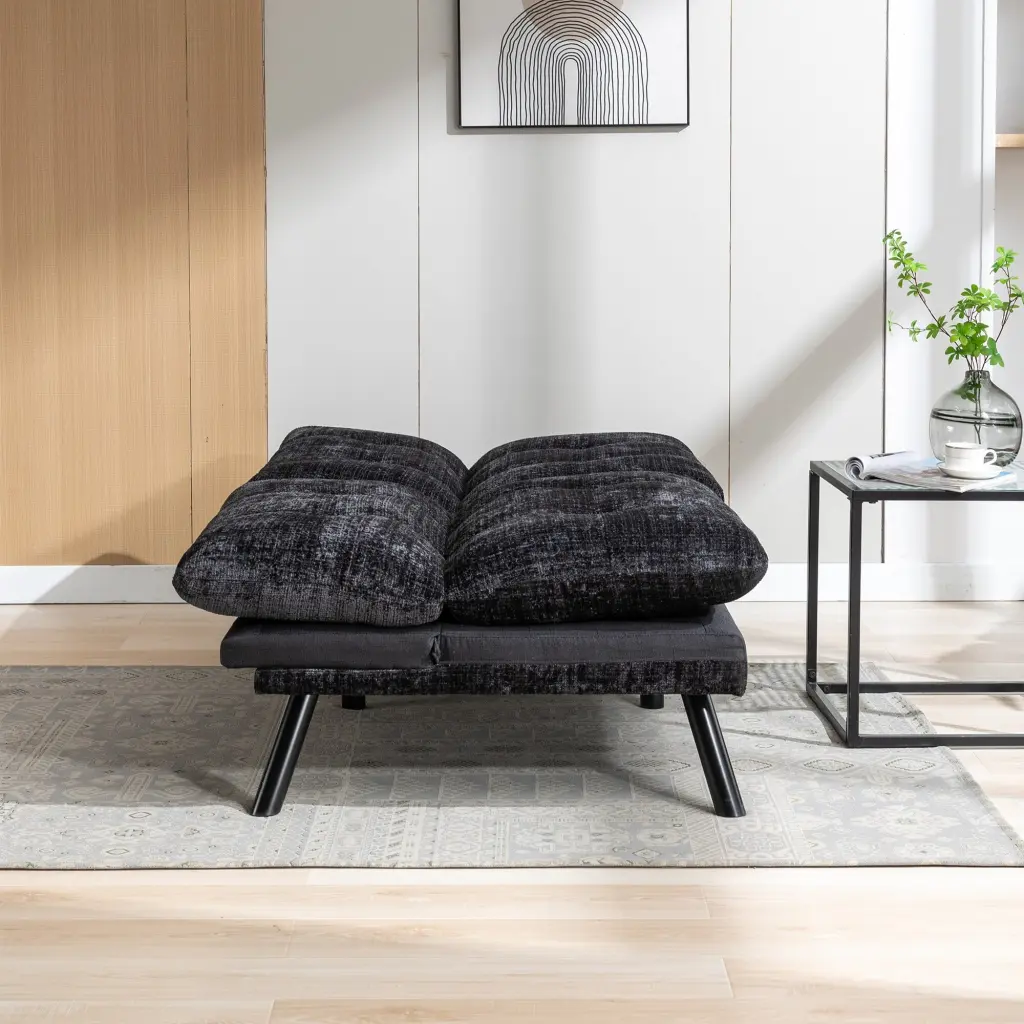 Futon Sofa Couch Bed Convertible Loveseat Adjustable Backrest Bed Bath & Beyond