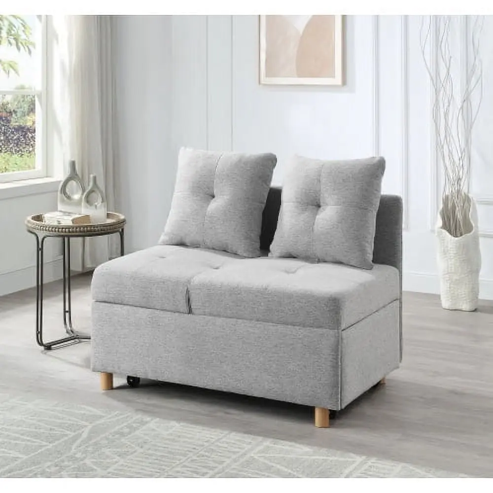 Single Sofa Bed Pullout Sleeper Convertible Folding Futon Chair Hypeshops