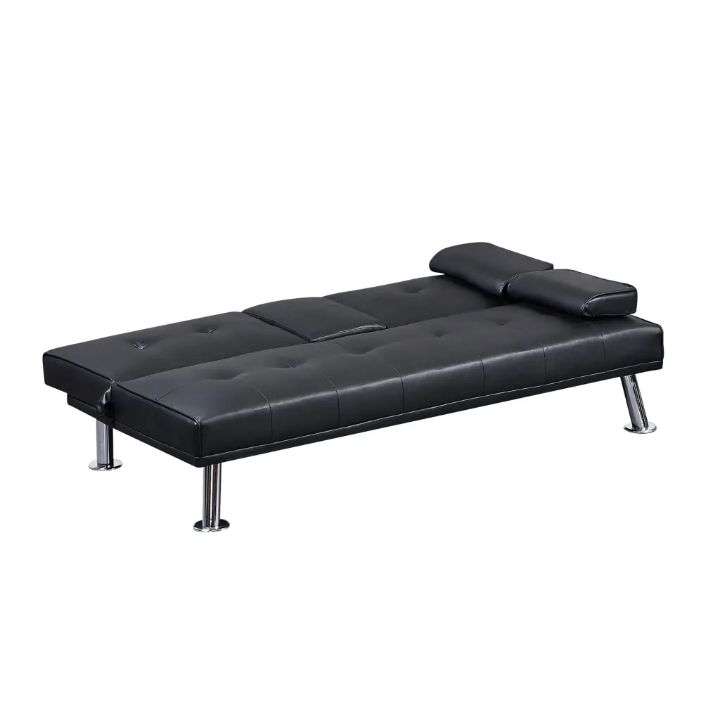 Modern Faux Leather Loveseat Sofa Bed Cup Holders Bed Bath & Beyond
