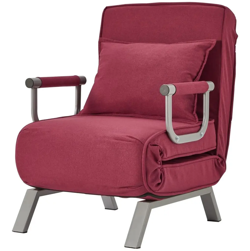 CodYinFI Convertible Sofa Bed Sleeper Chair Tri fold Upholstered Armchair Pillow