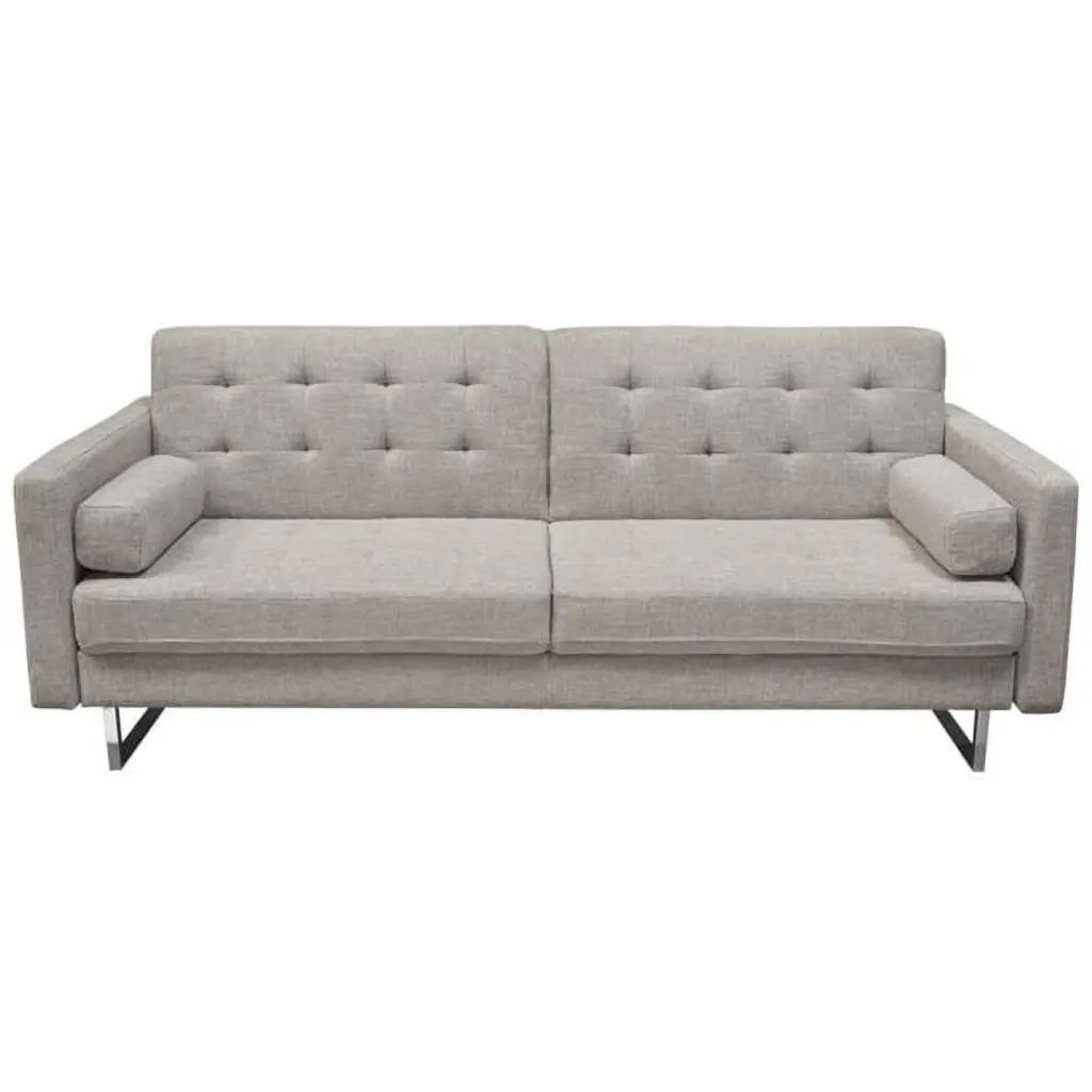 Nova Lifestyle Opus Convertible Tufted Sofa Barley Fabric Diamond Sofa