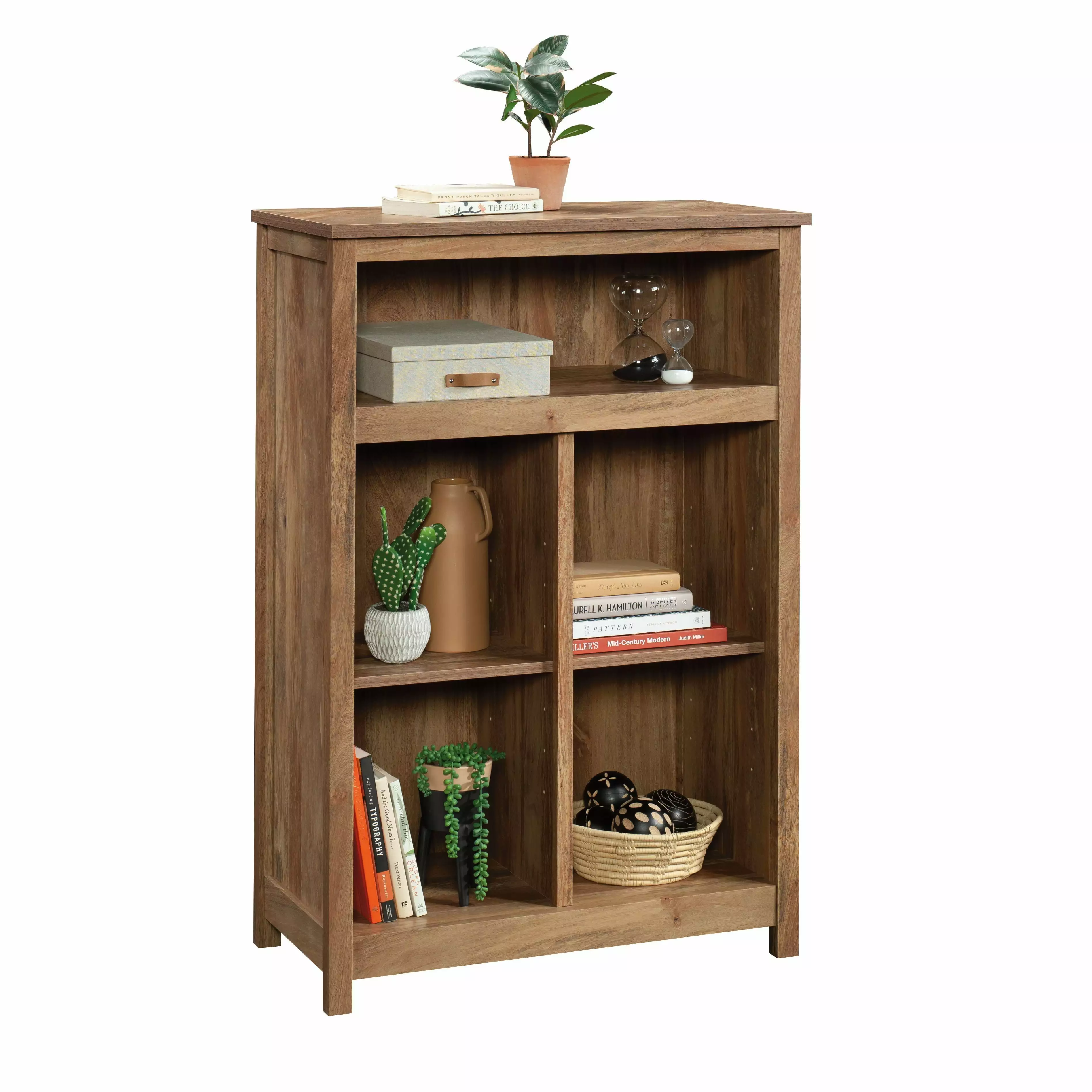 CasaSole 46 Tall Cubby Storage Cabinet Sindoori Mango