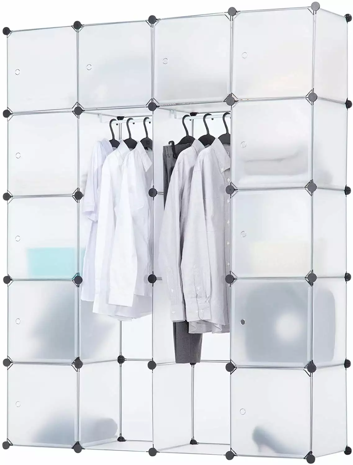 UBesGoo 20 Cubby Modular Closet Wardrobe Organizer Bedroom