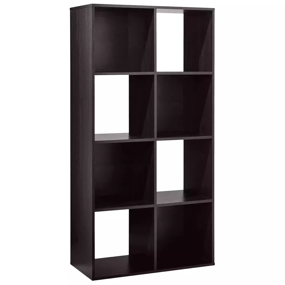 11 8 Cube Organizer Shelf Bookshelf Open Back Vertical or Horizontal Easy Assembly WCS