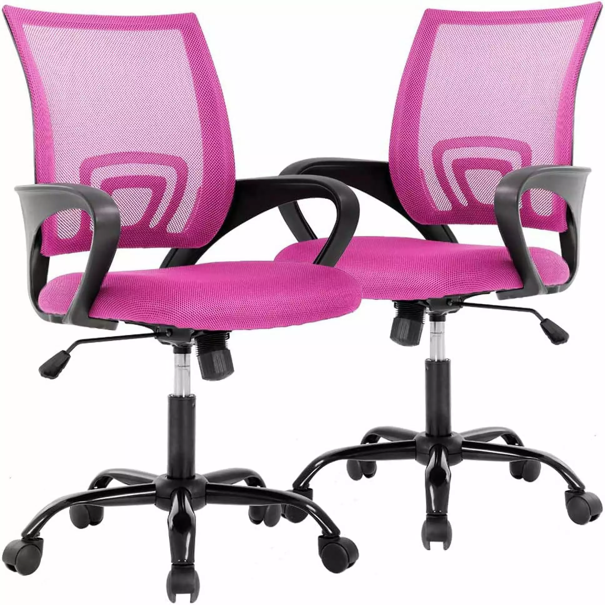 Office Chair Desk Computer Chair Ergonomic Executive Swivel Rolling Chair Lumbar Support 2 Pack FANWB