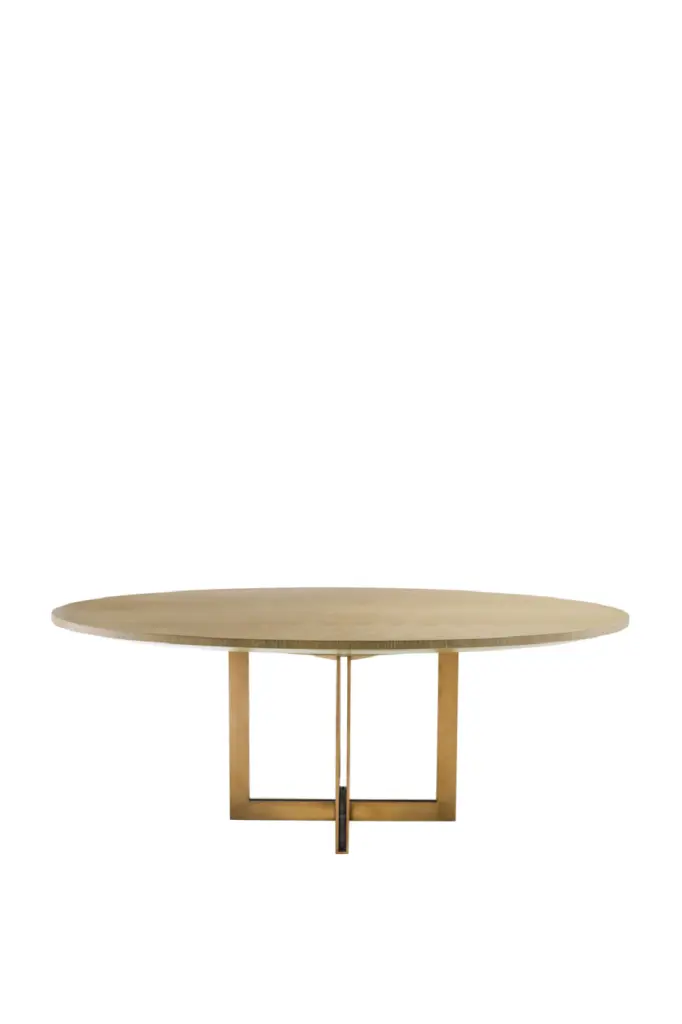 Eichholtz Melchior Oval Oak Dining Table Classic Home Furniture