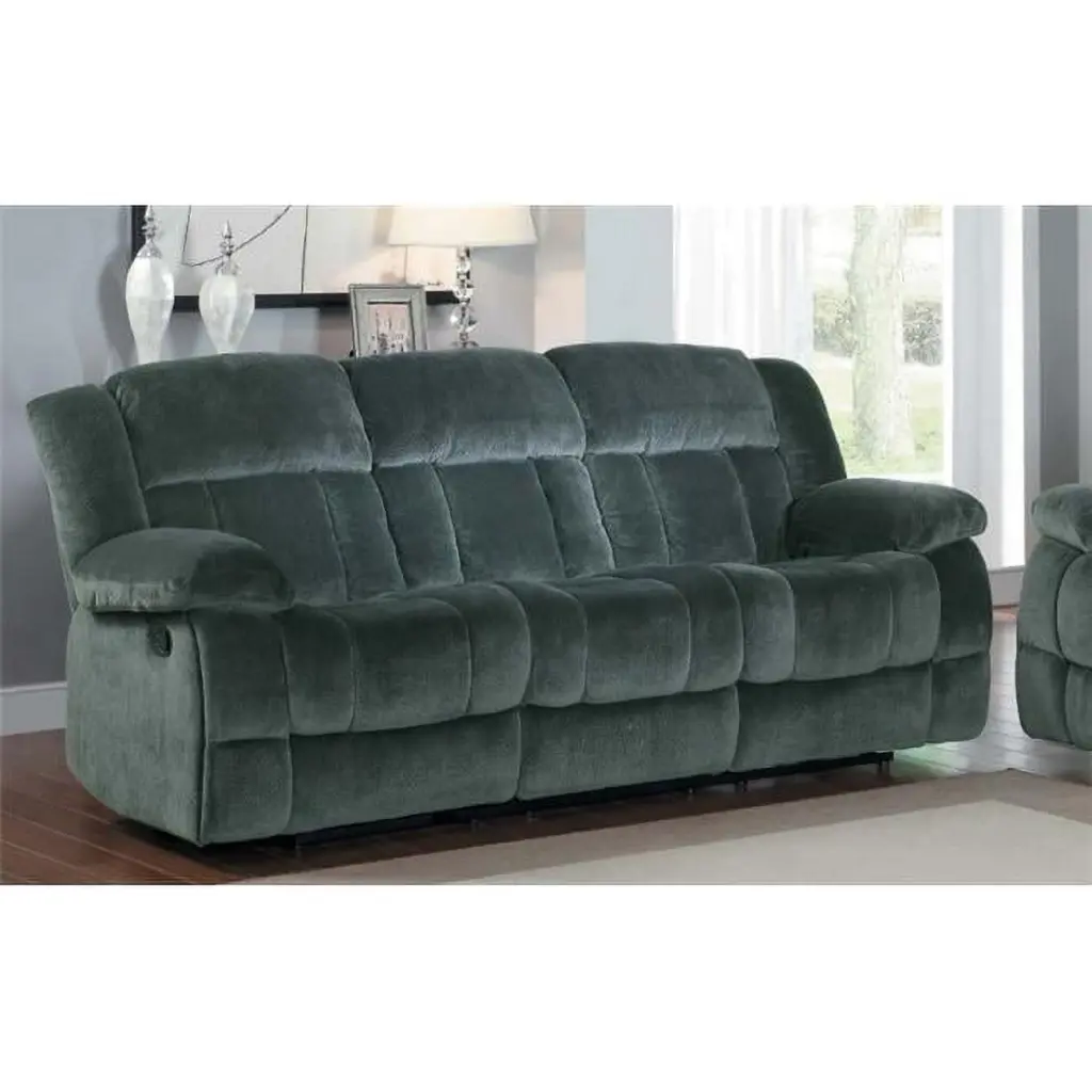 Laurelton Double Reclining Sofa Chocolate Brown Comfortable Seating Made4Mattress