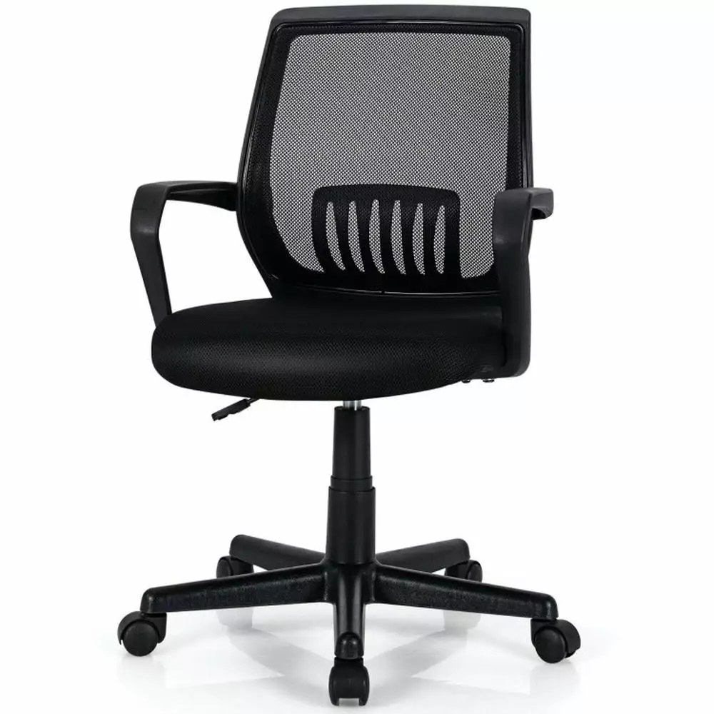 Kepooman Drafting Chair Tall Office Chair Ergonomic Desk Chair Mid-Back Mesh Adjustable Lumbar Support